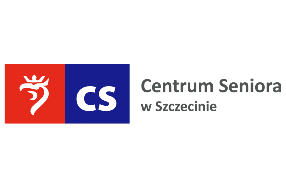 Grafika przedstawia logotyp Centrum Seniora w Szczecinie